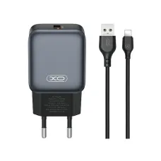 XO L152 EU 18W Fast Charger Adapter with Lightning Cable